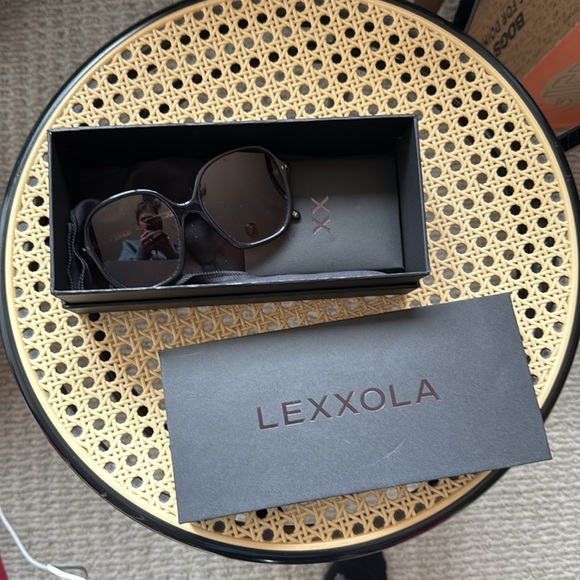 Lexxola August Sunglasses in Black/Brown - Picture 4 of 4